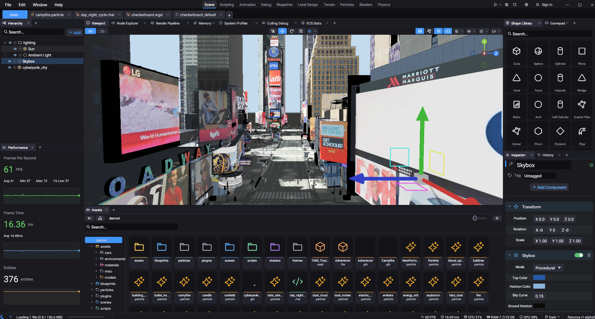Renzora Engine editor